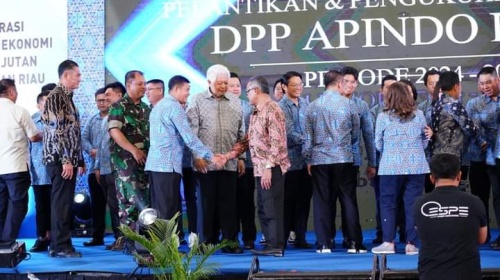 Jefridin Hadiri Pengukuhan Pengurus DPP APINDO Kepri