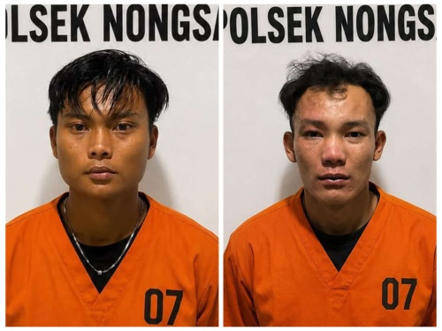 Beraksi di Bundaran Bandara Hang Nadim, Dua Jambret Dibekuk Polsek Nongsa