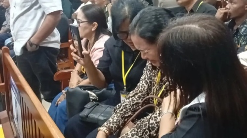 Ibu Bripda Natanael Menangis Saat Jaksa Bacakan Kronologi