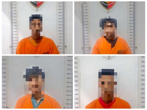 Komplotan Curanmor Lintas Kecamatan Dibongkar, Empat Tersangka Ditangkap Polisi