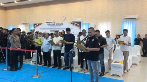 Pemilik THM se-Batam Deklarasi Perang terhadap Narkoba di Hadapan Kabareskrim Polri