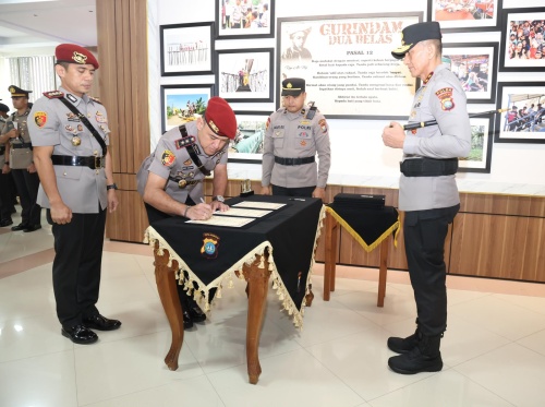Resmi Berganti, AKBP Robby Topan Manusiwa Pimpin Ditreskrimsus Polda Kepri