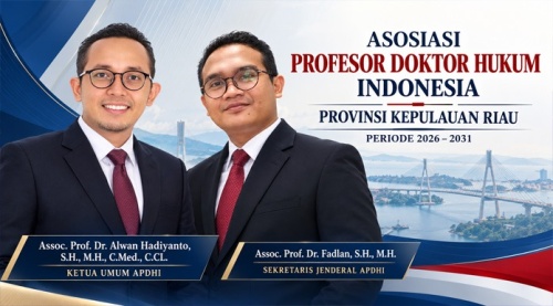 Profesor dan Doktor Hukum Bersatu, APDHI Kepri Resmi Terbentuk