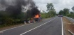 Mobil Pick Up Terbakar di Jalan Lintas Barat Bintan, Ini Kronologinya!!!