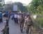 Tim Terpadu melakukan Penertiban Di Seputaran Jalan Di Sungai Panas