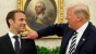 Gerakan Mengejutkan, Trump Membersihkan Ketombe Dari Jas Macron