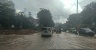 Ruas Jalan Depan SPBU Batam Center Digenangi Banjir Seperti Aliran Sungai