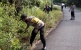 Polsek Singkep Barat bersama Masyarakat lakukan Goro pembersihan Jalan