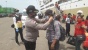 Batam Bermasker, Polsek KKP Batam Bagikan Ribuan Masker ke Masyarakat
