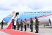 Danlantamal IV Sambut Presiden RI di Bandara RHF Tanjungpinang 