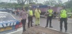 Polsek Sei Beduk Kawal Massa Aksi Unjuk Rasa Titik Kumpul Halte Panbil